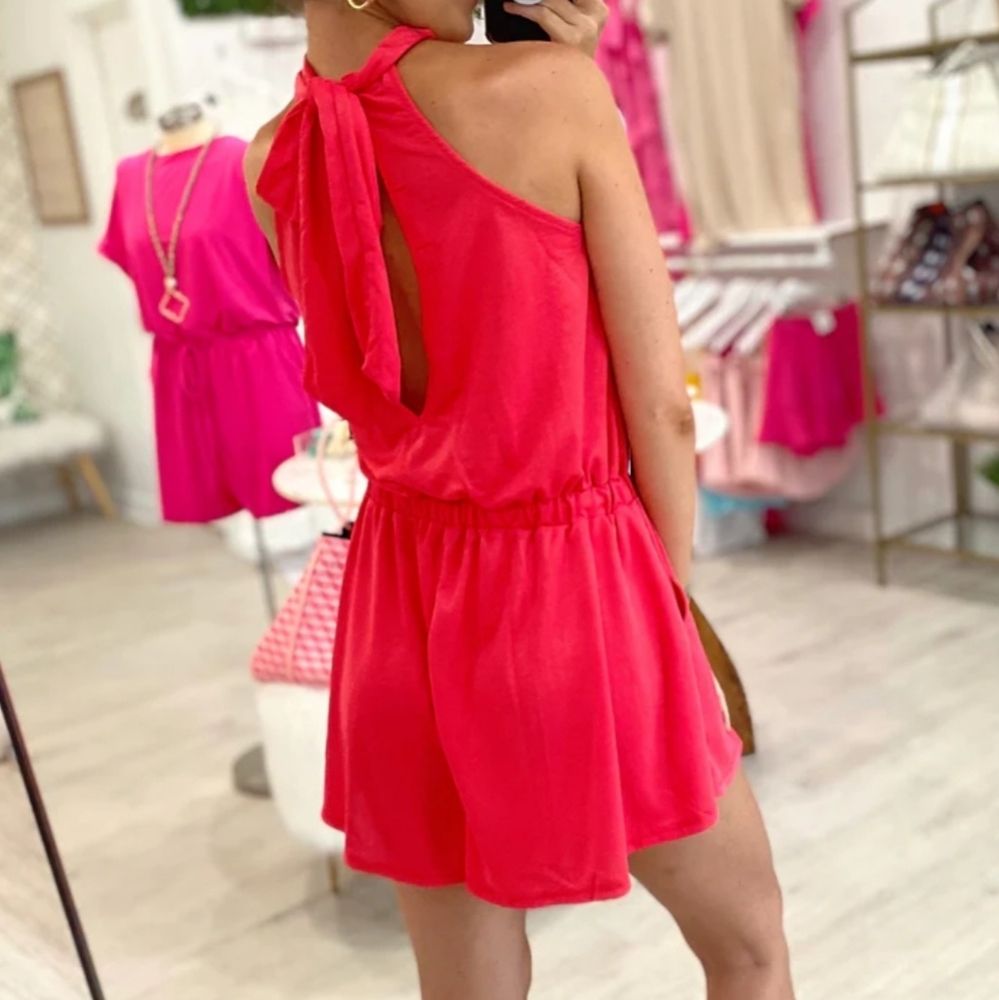Red romper